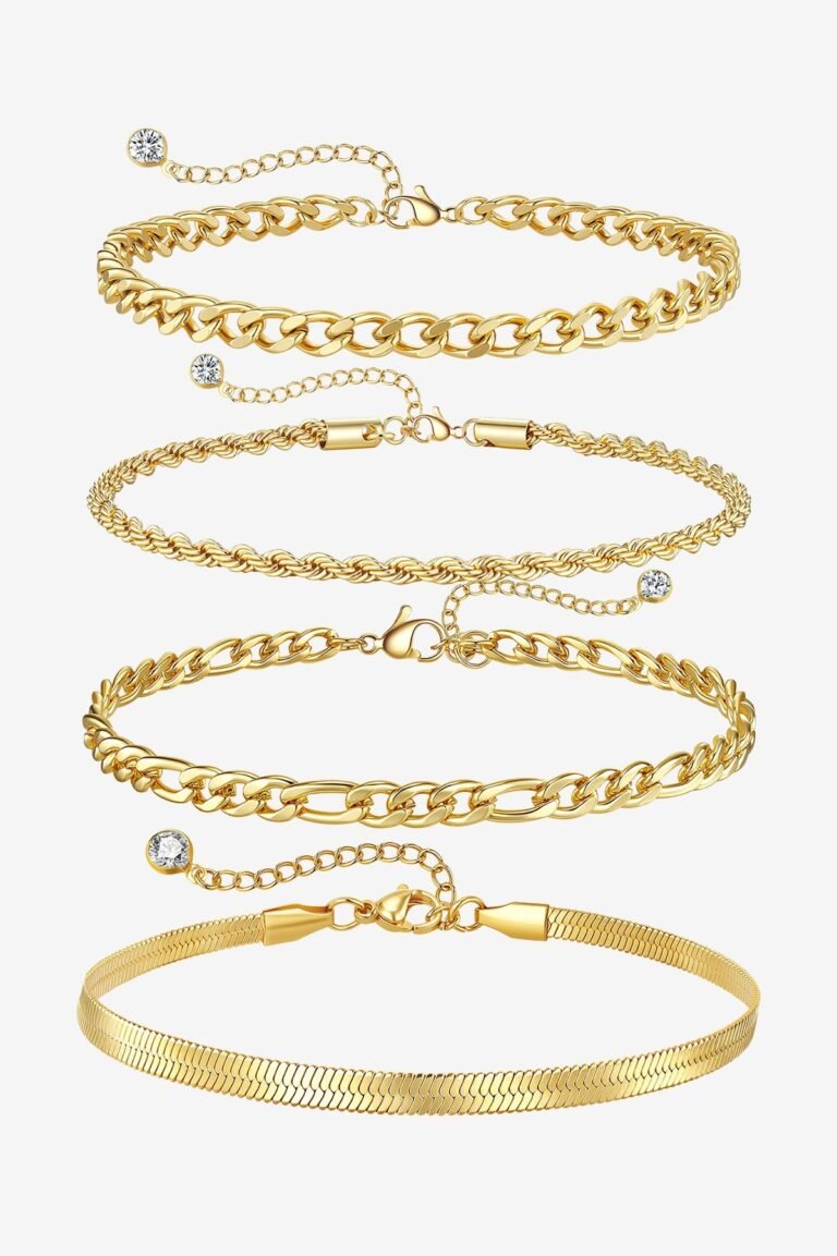 Women 18K Gold Opal Layered Bracelets | CicyBell - Gold G