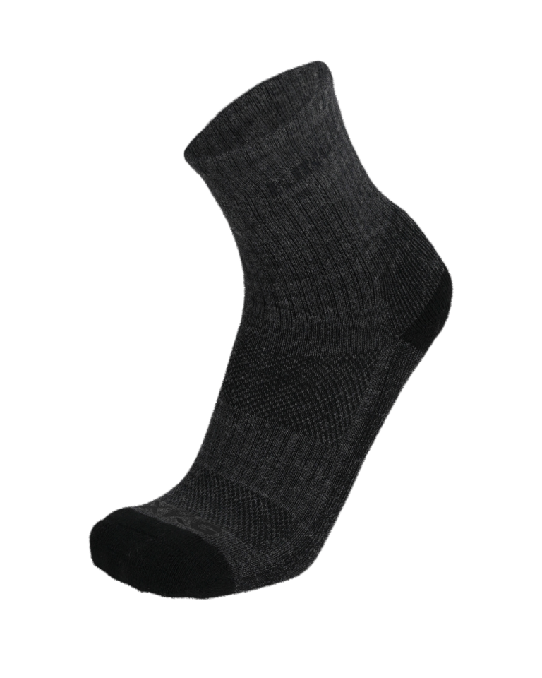 XKG Merino Socks - Charcoal / Lightweight Crew / M