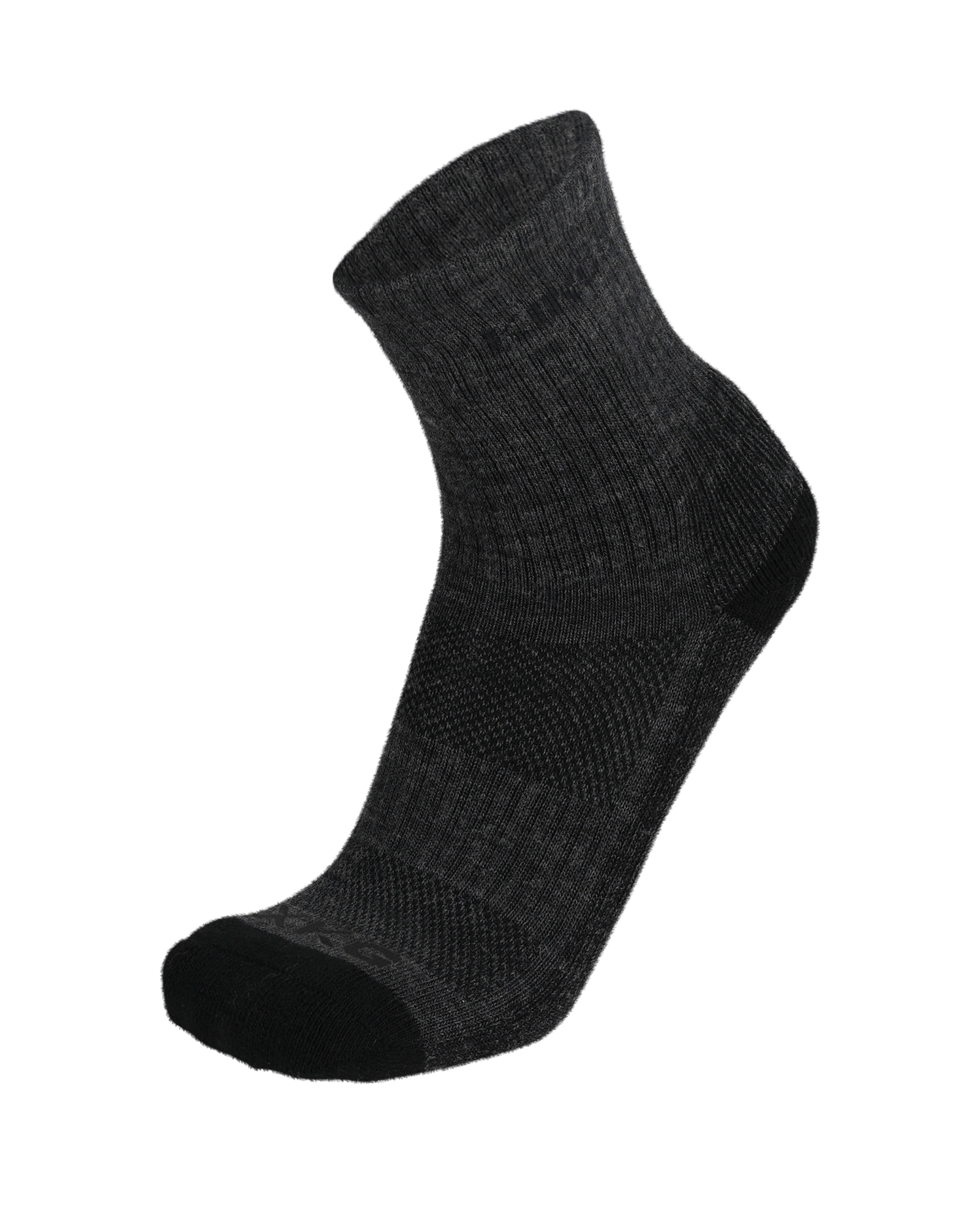 XKG Merino Socks - Charcoal / Lightweight Crew / M