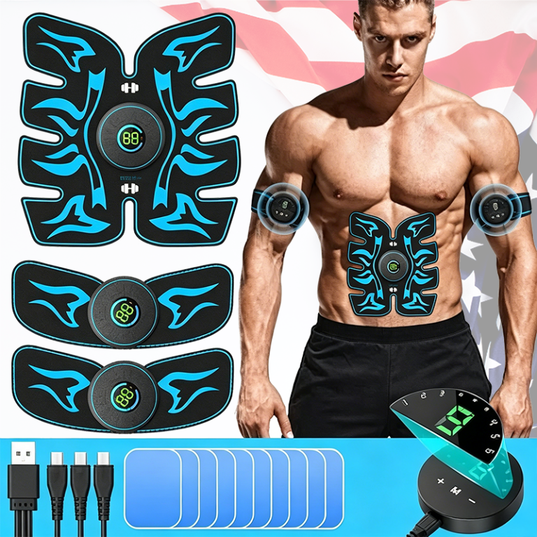 Original Tactical X Abs Stimulator  | 8 Abs + Arms/Legs + 20 Gel Pads | Ultra Muscle 360 Stimulator