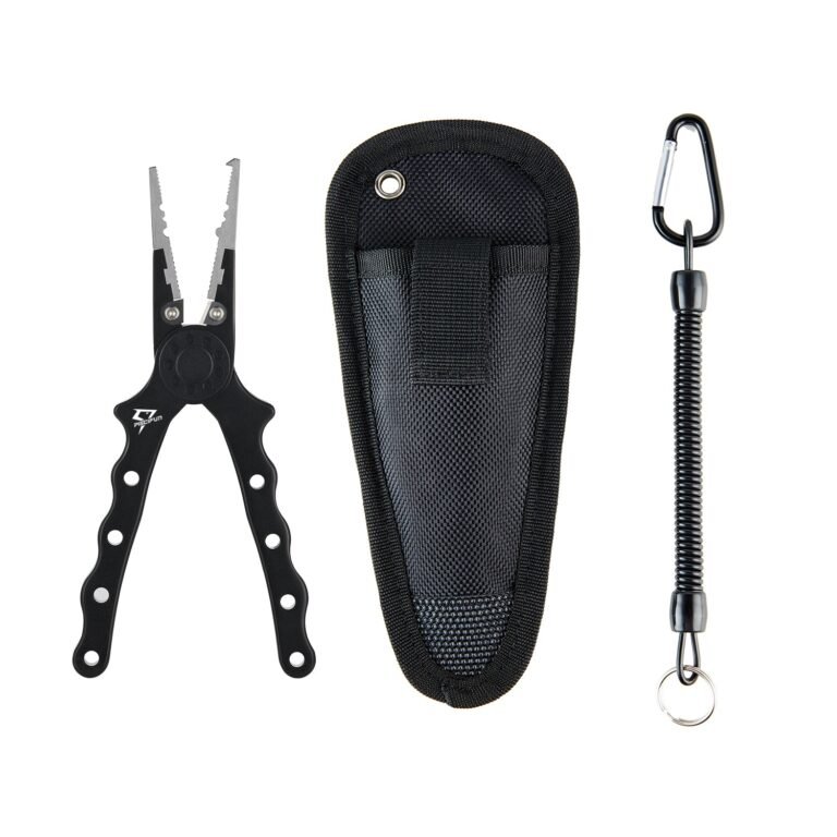 Flash Sale Piscifun® Ⅲ Aluminum Fishing Pliers - Black